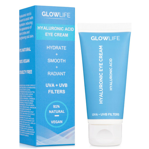 Glowlife Hyaluronic Eye Cream With UVA + UVB Filters – 30ml