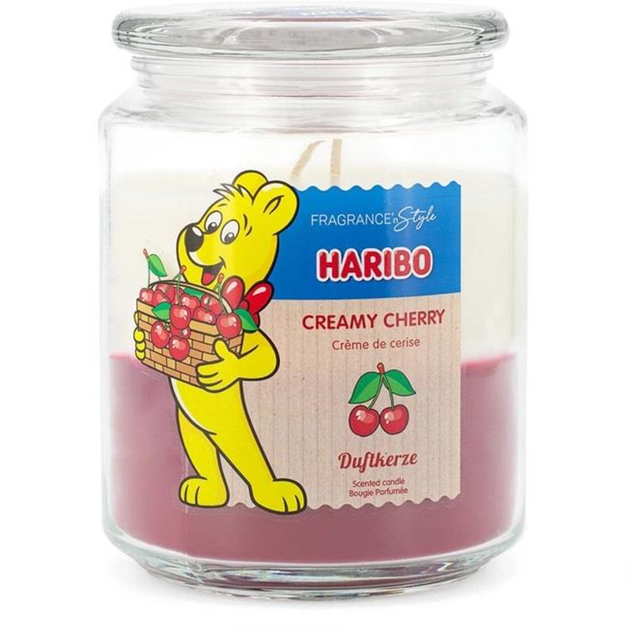 Haribo Scented Candle Creamy Cherry – 510g