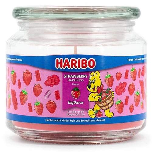 Haribo Scented Candle Strawberry Happiness – 300g