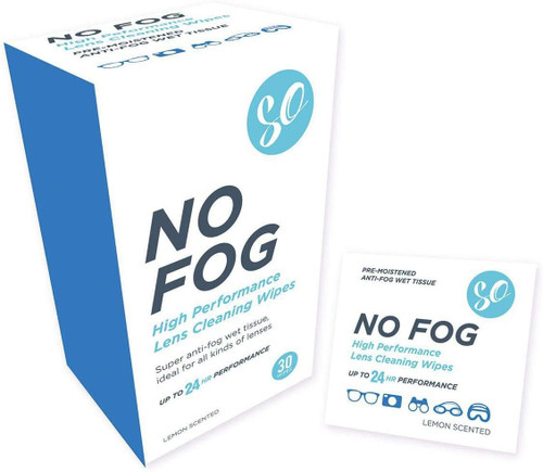 No Fog Lens Cleaning Wipes – 30 Wipes