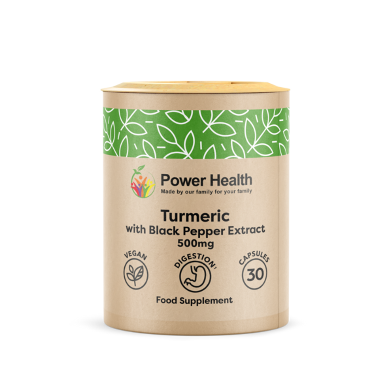 Power Health Turmeric 500mg & Black Pepper 30 Capsules